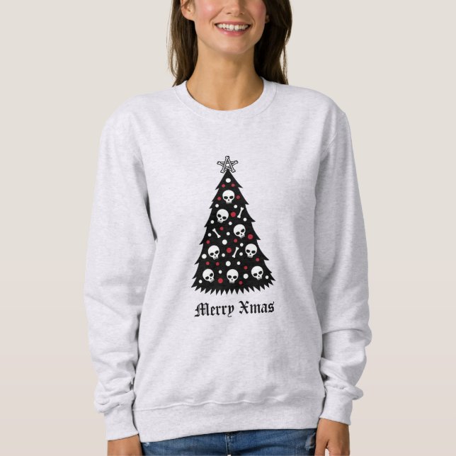 Dark Xmas Tree Sweatshirt (Front)