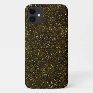Dark Yellow Gold Glitter iPhone 11 Case