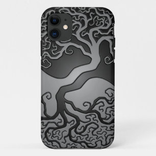 Dark Yin Yang Tree Case-Mate iPhone Case