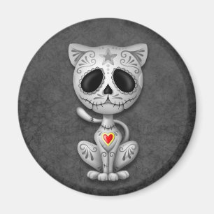 Dark Zombie Sugar Kitten Magnet