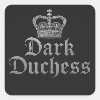 DarkDuchess Square Sticker