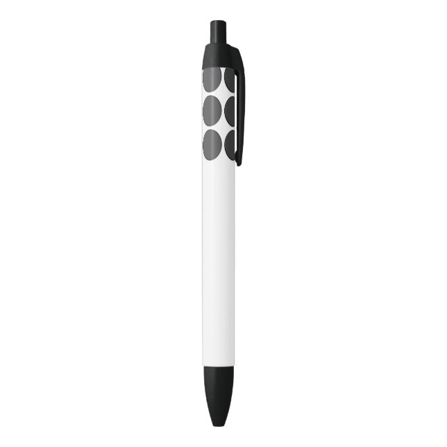 DarkGrey Dot Black Ink Pen (Bottom (Vertical))