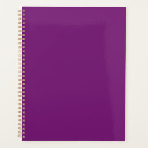 Darkish purple (solid colour) planner