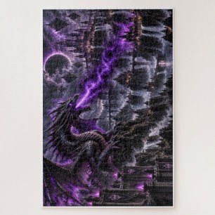 Darkness Dragon – Realm of the Eclipse Jigsaw Puzzle