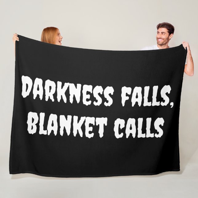 Darkness Falls, Blanket Calls Halloween (In Situ)