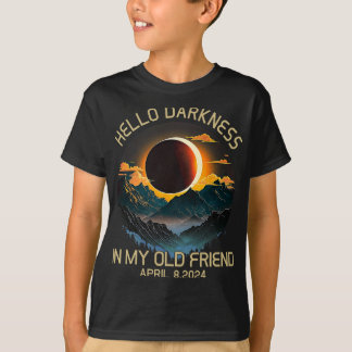 Darkness My Old Friend Solar Eclipse April 0819  T-Shirt