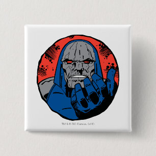 Darkseid Head Shot 2 15 Cm Square Badge
