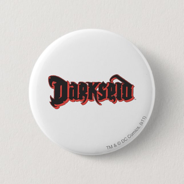 Darkseid Logo 6 Cm Round Badge (Front)