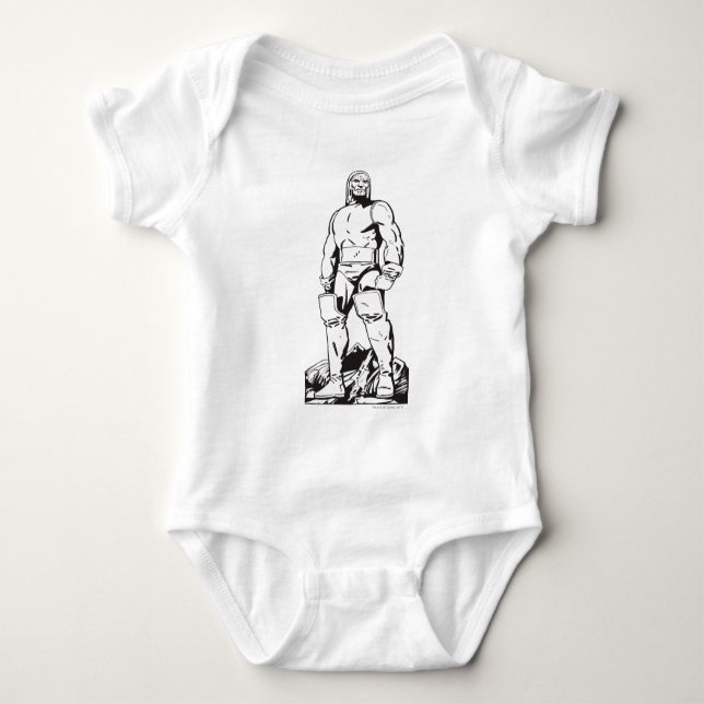 Darkseid Outline Baby Bodysuit (Front)