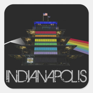 DARKSIDE tRIANGLE Square Sticker