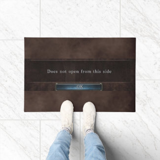 Darksouls doormat, Does not open from this side, Doormat