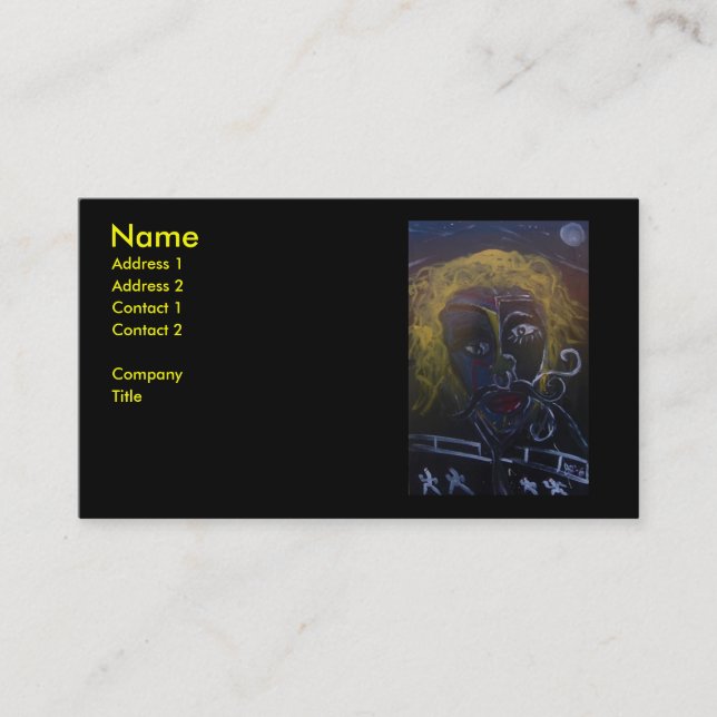 DARKVILLE GREETER BUSINESS CARD (Front)