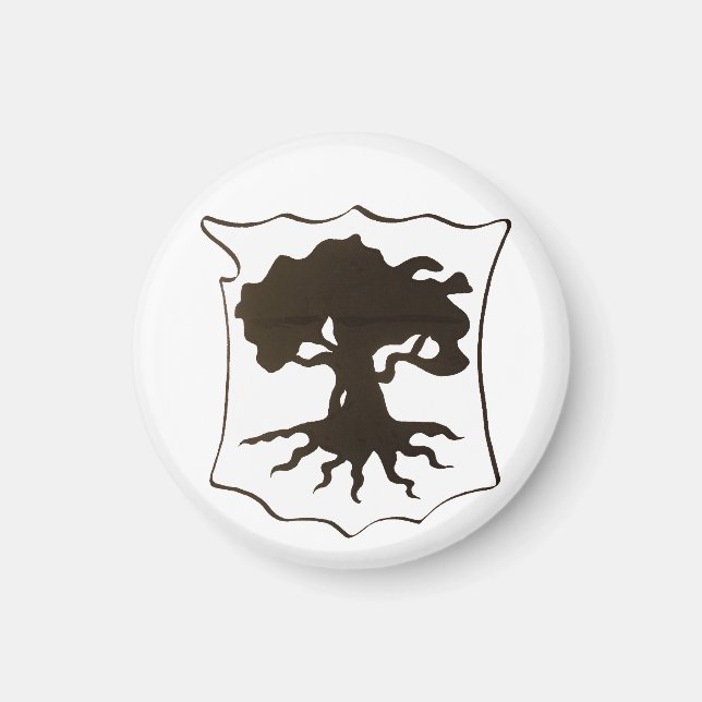 Darkwood tree magnet (Front)