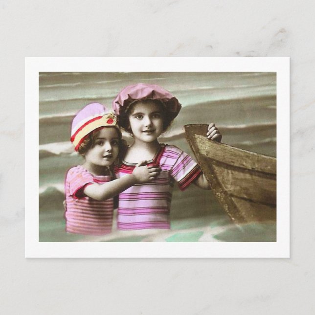 Darling Antique French Postcard Design (Front)