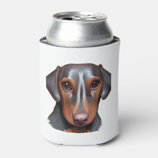 Darling Dachshund   Can Cooler (Can Front)