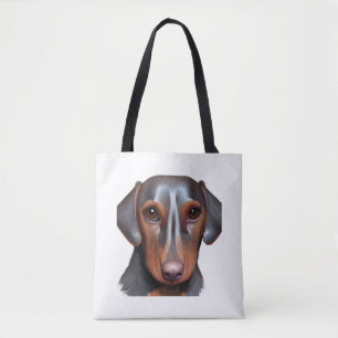 Darling Dachshund   Tote Bag