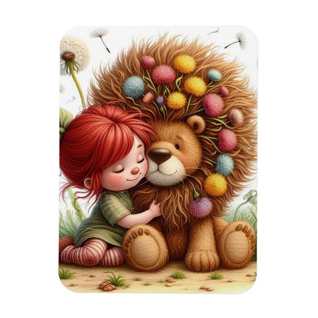Darling Dandelion Magnet (Vertical)