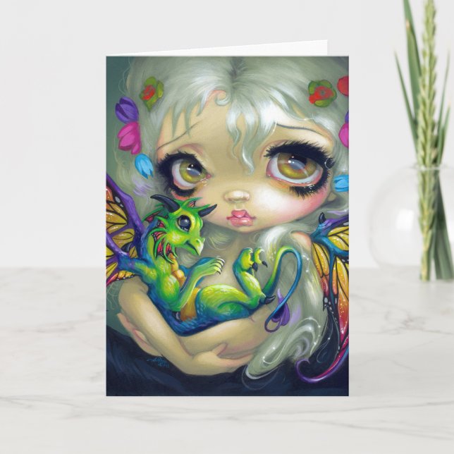 "Darling Dragonling IV" Greeting Card (Front)