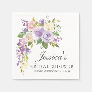 Darling Flora Bridal Shower Napkins