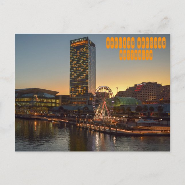 Darling Harbour of Sydney Australia Postcard (Front)