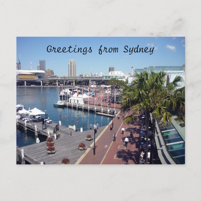 darling harbour sydney postcard (Front)