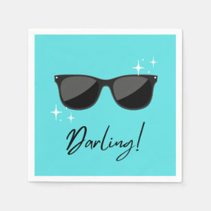 Darling Sunglasses Napkin