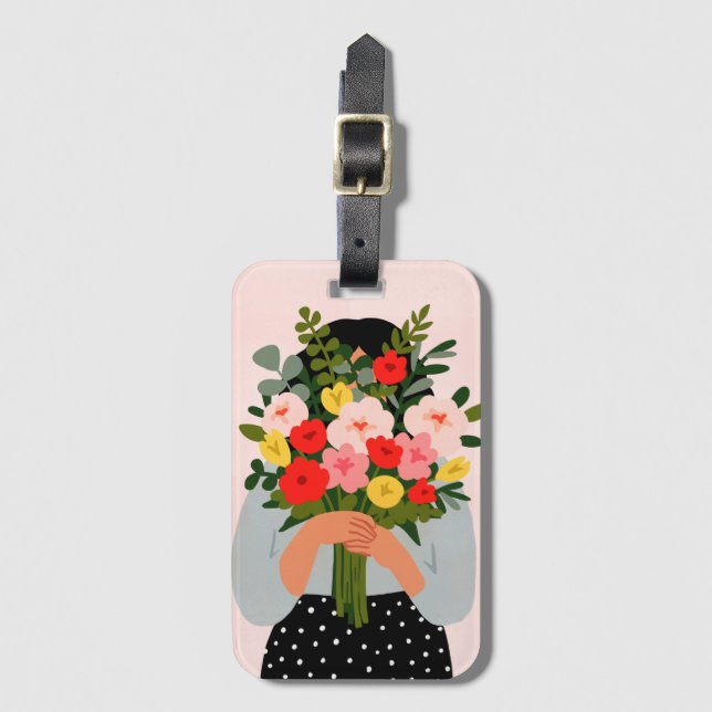 Darling Valentine II Luggage Tag (Front Vertical)