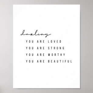 Darling You Are Loved, You Are Strong... Poster