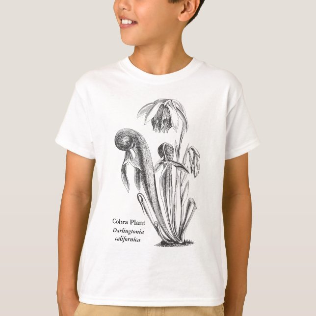 Darlingtonia californica, Carnivorous Plant T-Shirt (Front)