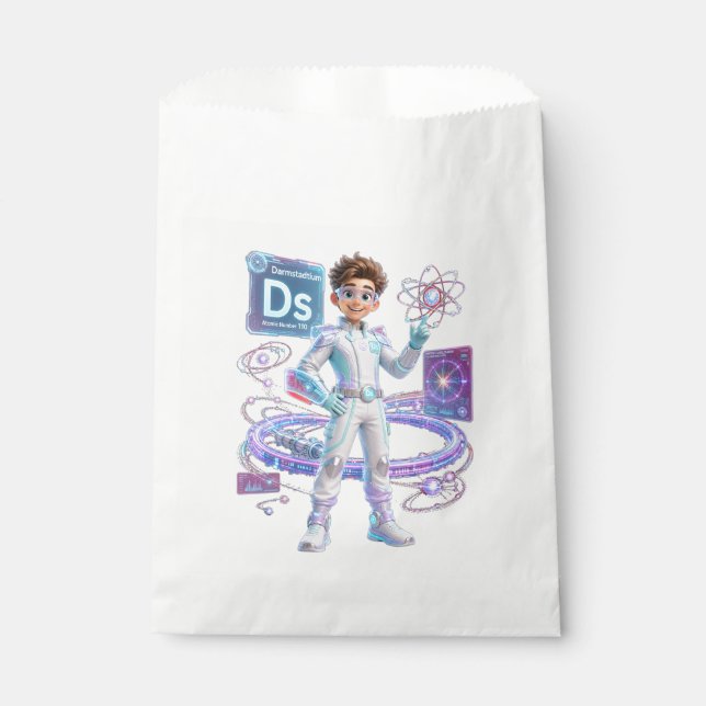 Darmstadtium (Ds) – Atomic  | ATOMIVRA COLLECTION Favour Bags (Front)