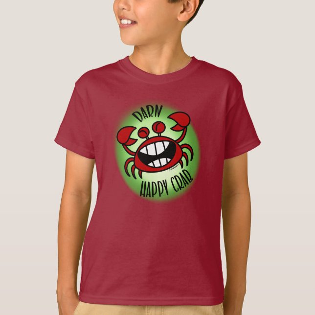 Darn Happy Crab! T-Shirt (Front)