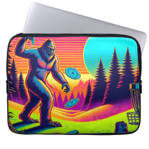Darn Trees   Bigfoot Disc Golf Humor  Laptop Sleeve