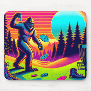 Darn Trees   Bigfoot Disc Golf Humor Personalized Mouse Pad
