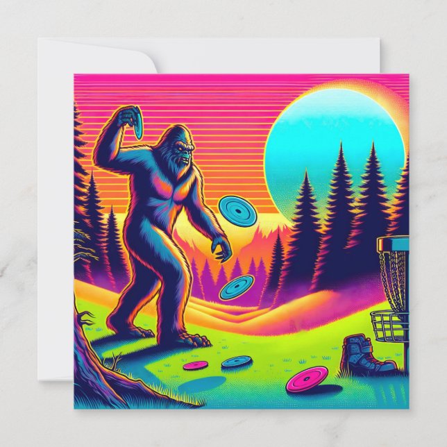 Darn Trees | Bigfoot Disc Golf Humour  (Front)