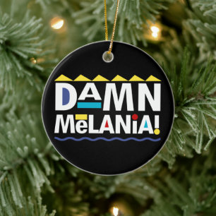 Darn Trump Ceramic Tree Decoration