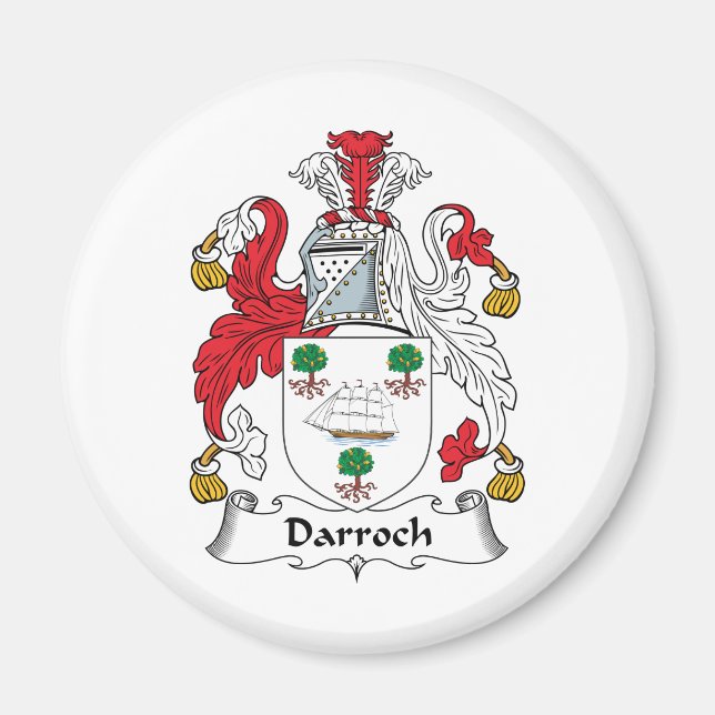 Darroch Family Crest Magnet (Front)