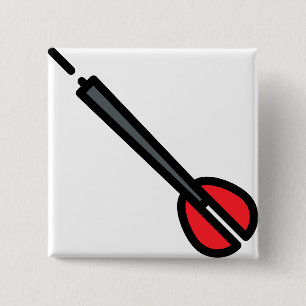 dart 15 cm square badge