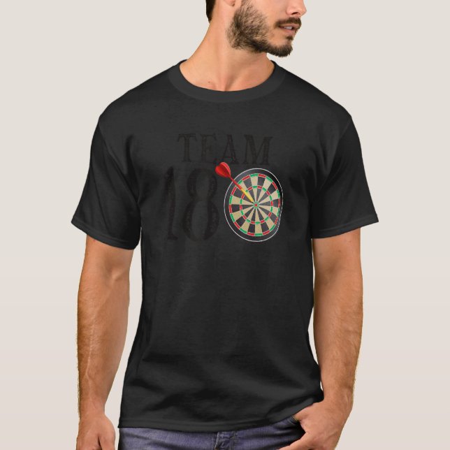 Dart 180 dartboard dart flight 180 darts T-Shirt (Front)