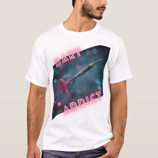 DART ADDICT dynamic neon arrow T-Shirt