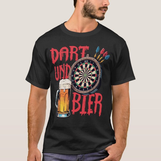 Dart And beer T-Shirt (Front)