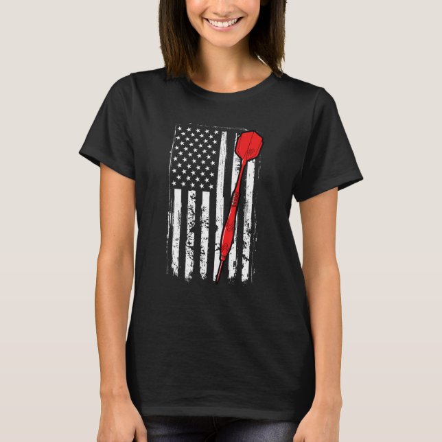 Dart arrow and a US flag T-Shirt (Front)