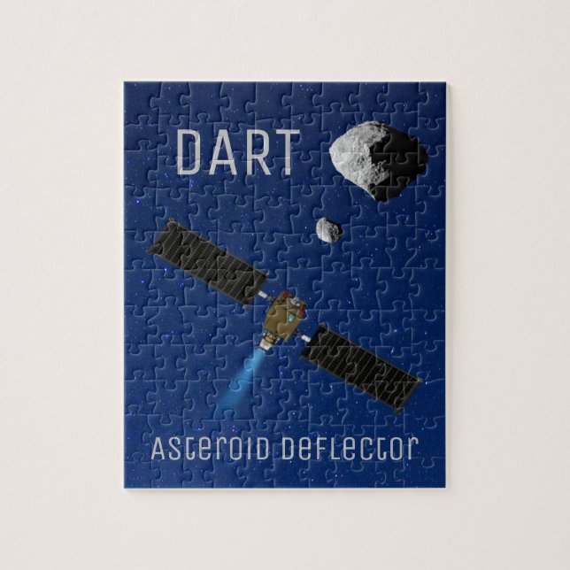 DART Asteroid Deflecting Spacecraft Jigsaw Puzzle (Vertical)