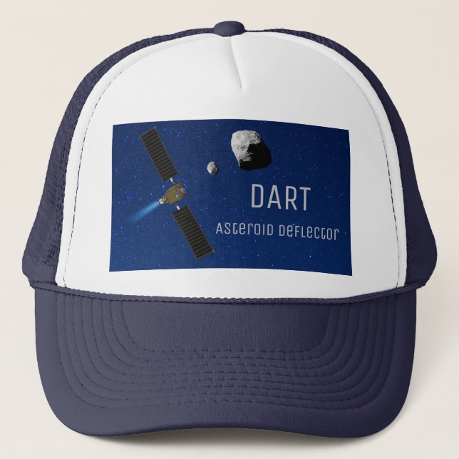 DART Asteroid Deflecting Spacecraft Trucker Hat (Front)