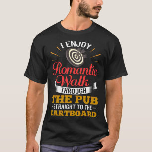 Dart Board Game Player Dartboard Machine Sport T-Shirt
