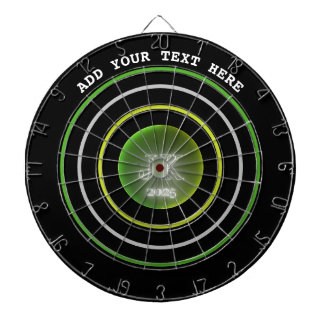 Dart Board Green Yellow Circles JK 2025