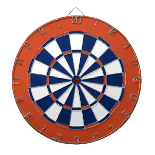 Dart Board in Edmonton Hockey Colours