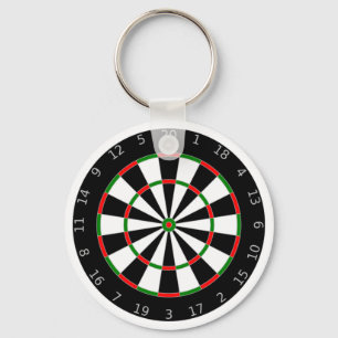 DART BOARD KEY RING