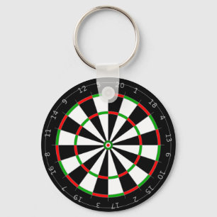 Dart Board Keychain