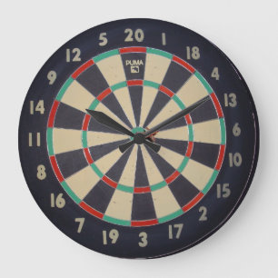 Dart_Board,_ Large Clock