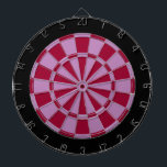 Dart Board: Lavender, Maroon, And Black Dartboard<br><div class="desc">Lavender,  Maroon,  And Black Coloured Dart Board Game Including 6 Brass Darts</div>